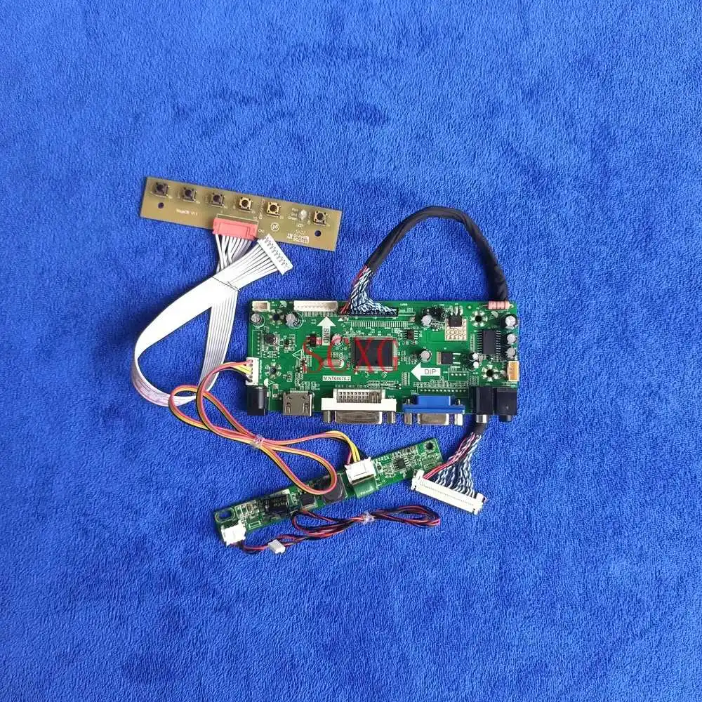 Matrix 30-Pin LVDS WLED VGA DVI HDMI-compatible M.NT68676 controller board Kit Fit M200RTN01.0 M200RTN02.0 M200RW01 V6 1600*900
Matrix 30-Pin LVDS WLED VGA DVI HDMI-compatible M.NT68676 controller board Kit Fit M200RTN01.0 M200RTN02.0 M200RW01 V6 1600*900