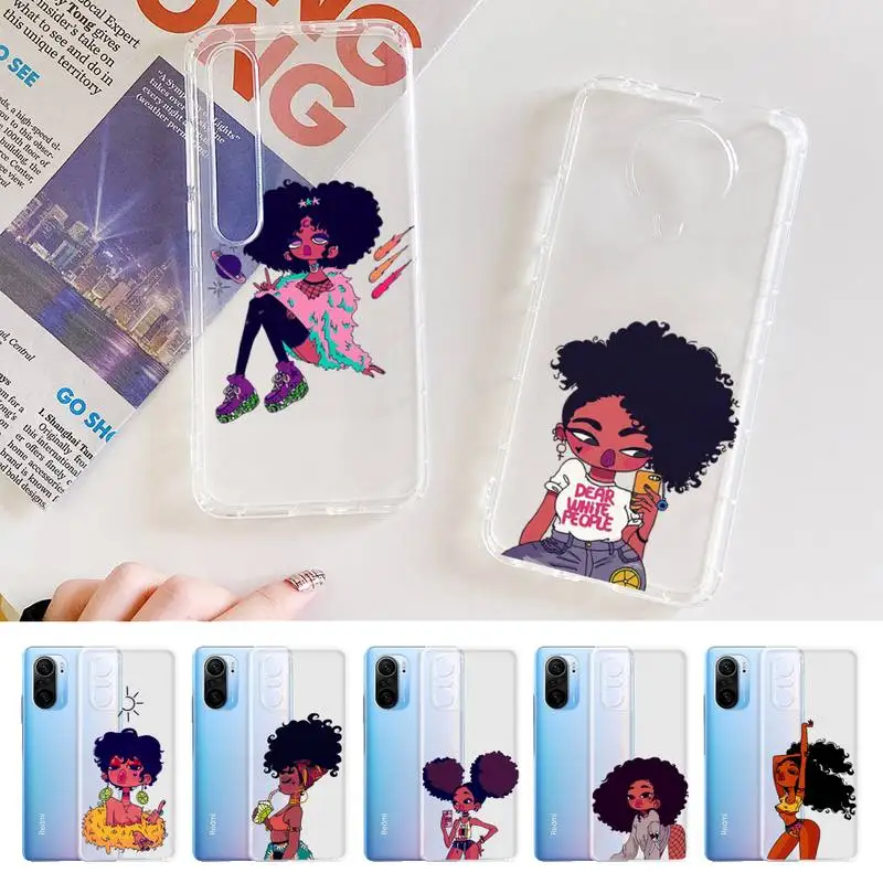 Fashion Black Girls Phone Case For Xiaomi 10t pro 11 Note10lite Redmi 5plus 7A 8 K20pro 9A Note 9 Pro Max s 10
Fashion Black Girls Phone Case For Xiaomi 10t pro 11 Note10lite Redmi 5plus 7A 8 K20pro 9A Note 9 Pro Max s 10