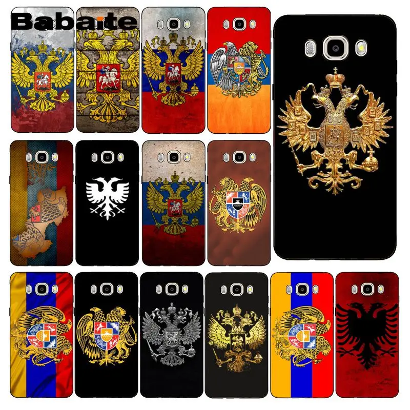 Чехол для телефона Babaite Armenia с эмблемой флага России Samsung Galaxy J7 J6 J8 J4 J4Plus DUO J7NEO J2