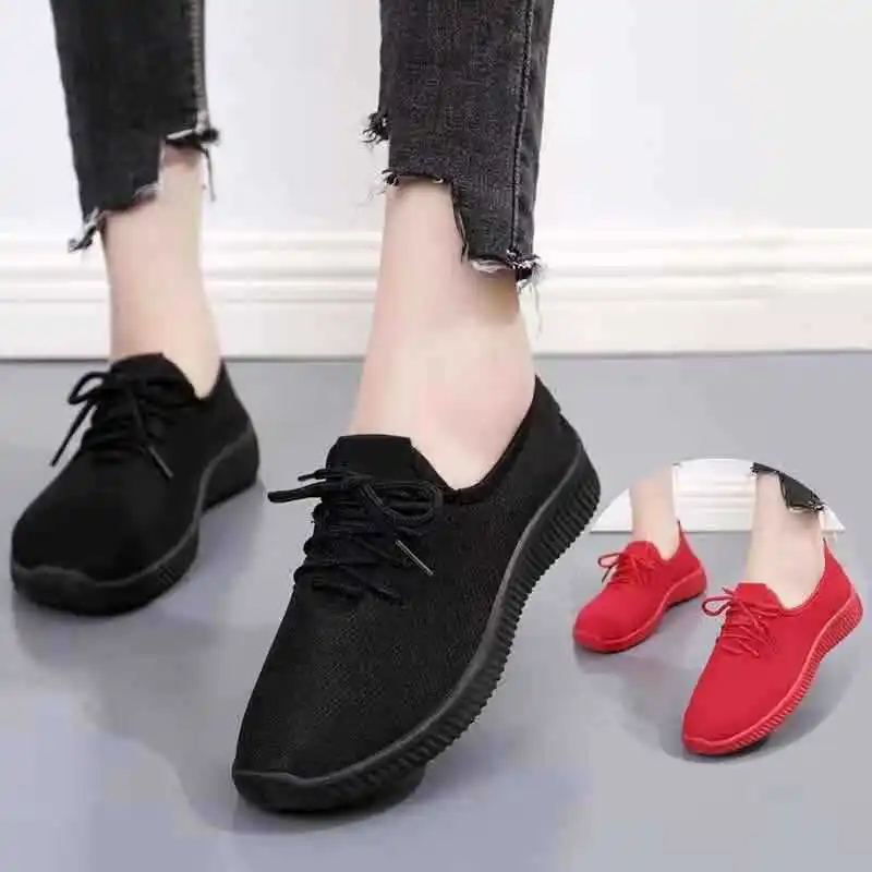 2021 Women Mesh Stretch Fabric Shoes Ladies Vulcanize Lace Up Shock Cushion Sneakers Breathable Light Sport New Zapatillas Mujer
2021 Women Mesh Stretch Fabric Shoes Ladies Vulcanize Lace Up Shock Cushion Sneakers Breathable Light Sport New Zapatillas Mujer