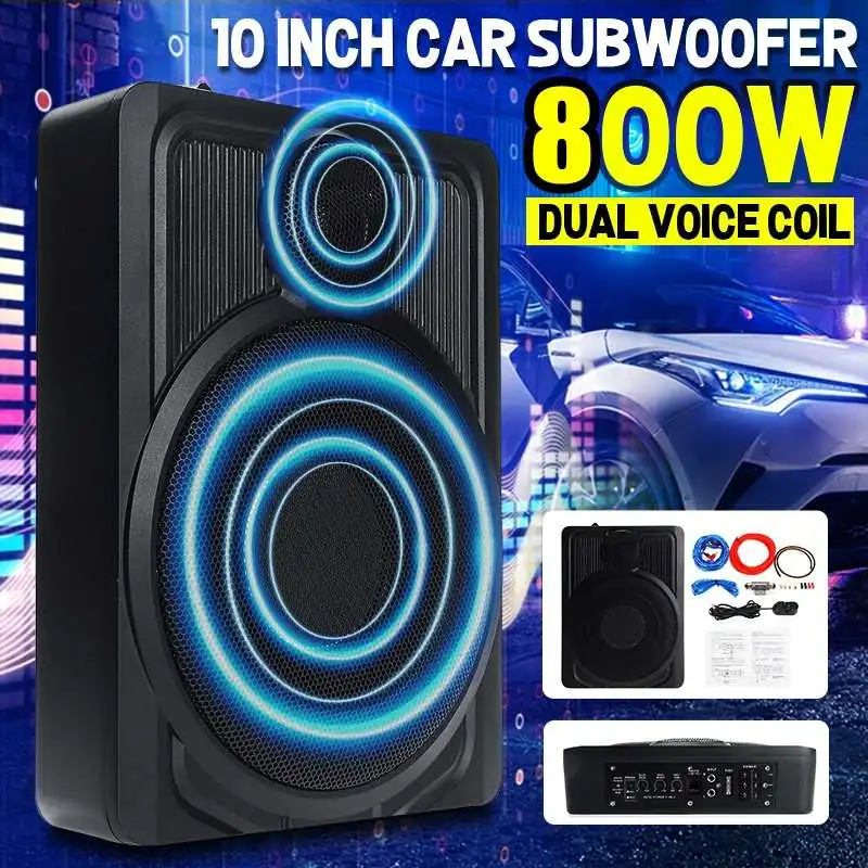 800W HIFI Car Subwoofer Under-Seat Bass Speaker Amplifier Audio Processor Music Player Aluminum Alloy Vehicle Power Stereo Amp
800W HIFI Car Subwoofer Under-Seat Bass Speaker Amplifier Audio Processor Music Player Aluminum Alloy Vehicle Power Stereo Amp