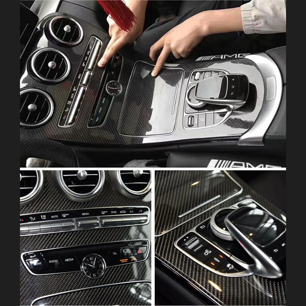 Real Car Carbon Fiber Center Console Cover Panel for Mercedes Benz C GLC Class W205 X253 C180L C200L GLC260 GLC Modified Parts
Real Car Carbon Fiber Center Console Cover Panel for Mercedes Benz C GLC Class W205 X253 C180L C200L GLC260 GLC Modified Parts