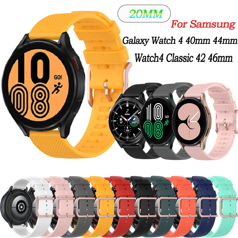 Straps For Samsung Galaxy Watch 4 Classic 46mm 42mm Smartwatch Silicone Sport Bracelet Galaxy Watch 4 44mm 40mm Band Wristbands
Straps For Samsung Galaxy Watch 4 Classic 46mm 42mm Smartwatch Silicone Sport Bracelet Galaxy Watch 4 44mm 40mm Band Wristbands