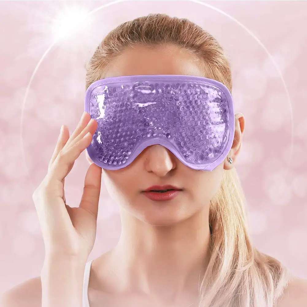 

Gel Ice Eye Mask Cold Pack Soothing Tired Eyes Headache Circles Fatigue Bags Remove Pad Eliminate Eye Dark A4P6