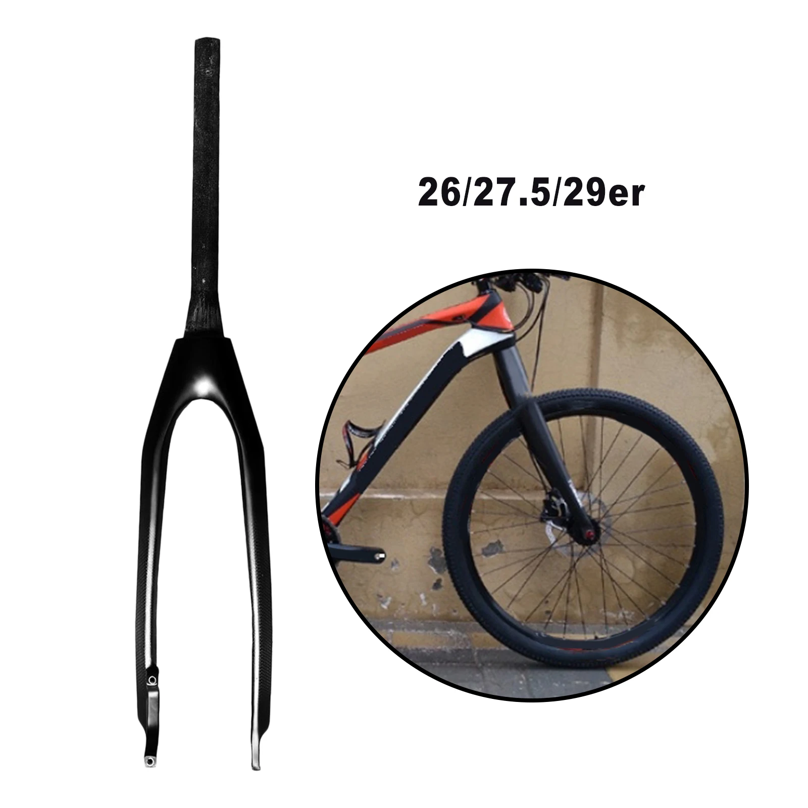 Жесткая велосипедная передняя вилка MTB 1-1/8 ''безрезьбовая вилка для дисковых тормозов 26/27.5/29''
Жесткая велосипедная передняя вилка MTB 1-1/8 ''безрезьбовая вилка для дисковых тормозов 26/27.5/29''