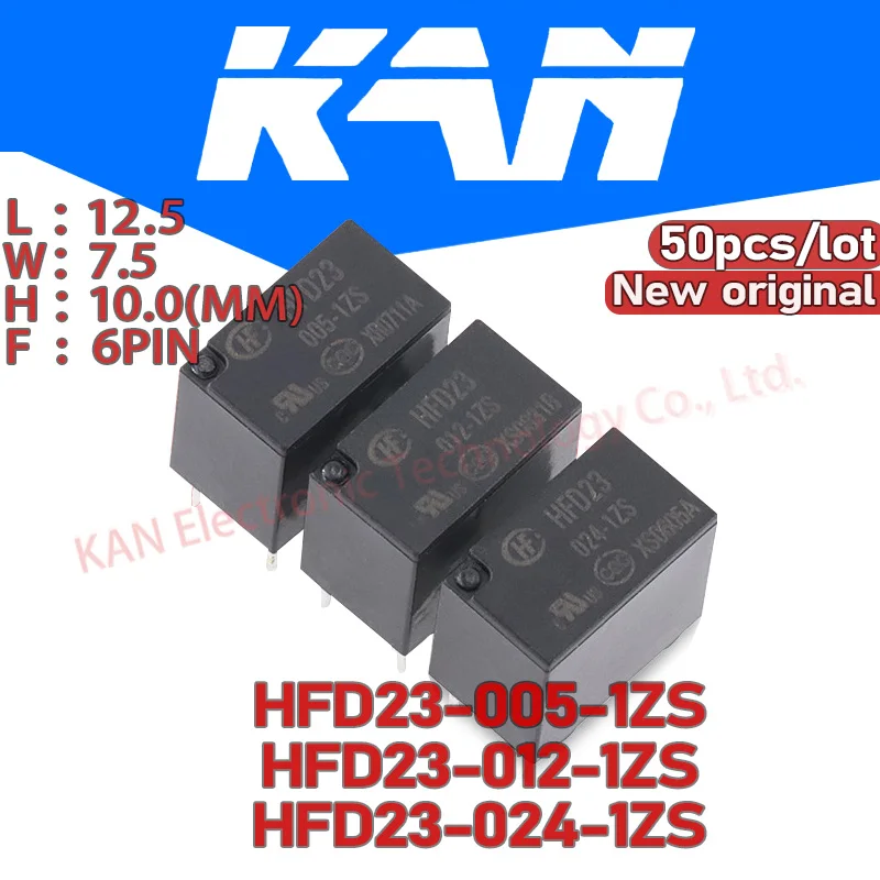 Бесплатная доставка 50 шт./лот HONGFA реле JRC/HFD23-005-1ZS HFD23-012-1ZS 6PIN 1A 5V 12V 24V Оригинал |