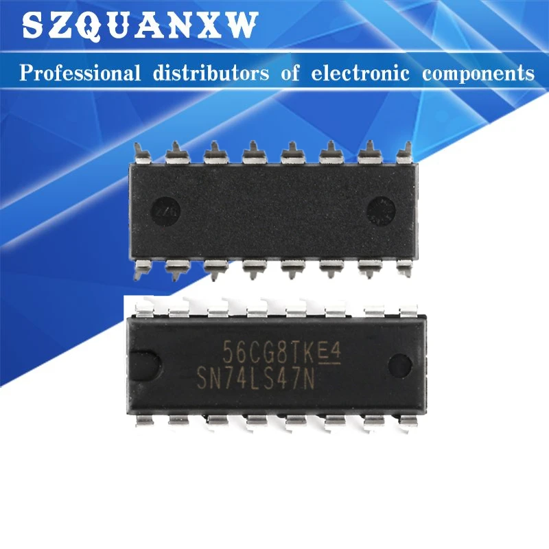 10PCS SN74LS04N 74LS00 74LS02 74LS08 74LS10 74LS14 74LS20 74LS27 74LS32 74LS47 74LS48 74LS85 74LS86 DIP-14 new and original IC
10PCS SN74LS04N 74LS00 74LS02 74LS08 74LS10 74LS14 74LS20 74LS27 74LS32 74LS47 74LS48 74LS85 74LS86 DIP-14 new and original IC