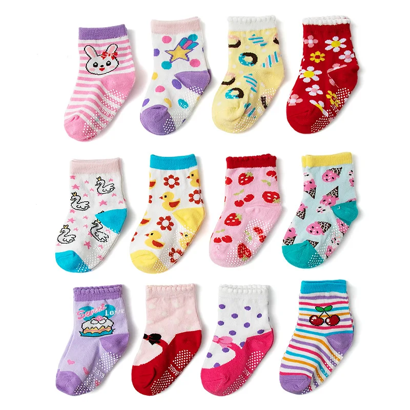 12pair Lots Girls Cartoon Cotton Socks Dispensing Non-slip Floor Socks Spring Summer and Autumn Children Socks Wholesale
12pair Lots Girls Cartoon Cotton Socks Dispensing Non-slip Floor Socks Spring Summer and Autumn Children Socks Wholesale