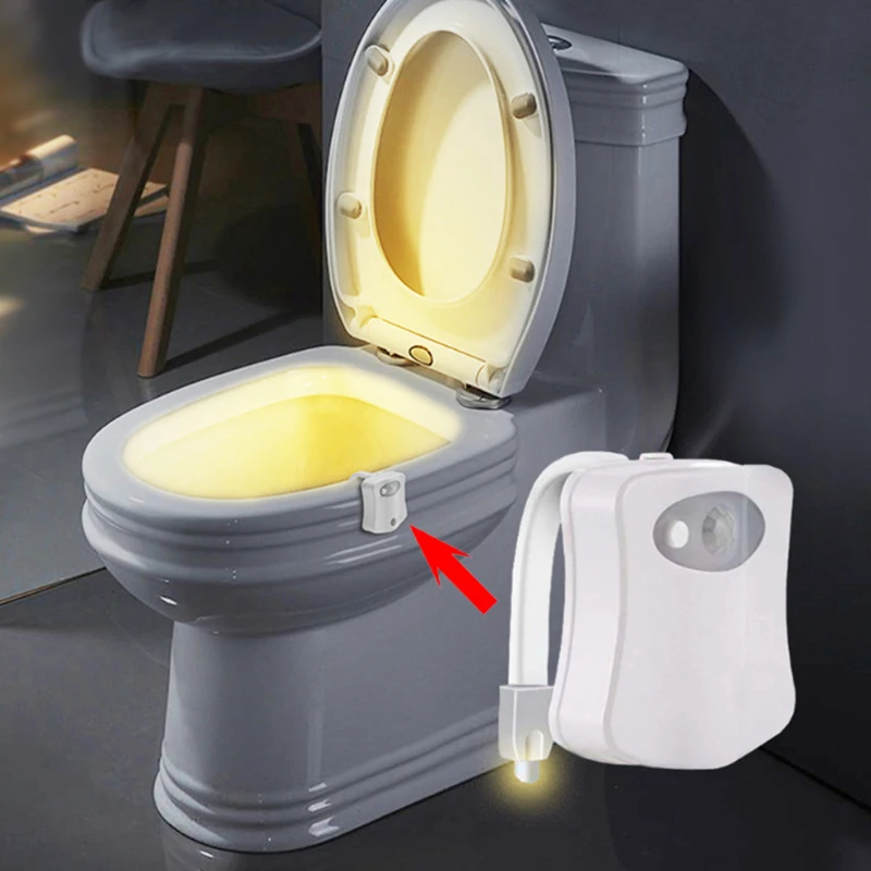 

LED Toilet Seat Night Light Waterproof Changeable Backlight Motion Sensor 16 Colors Smart PIR WC Luz Decoration Lamp Veilleuse