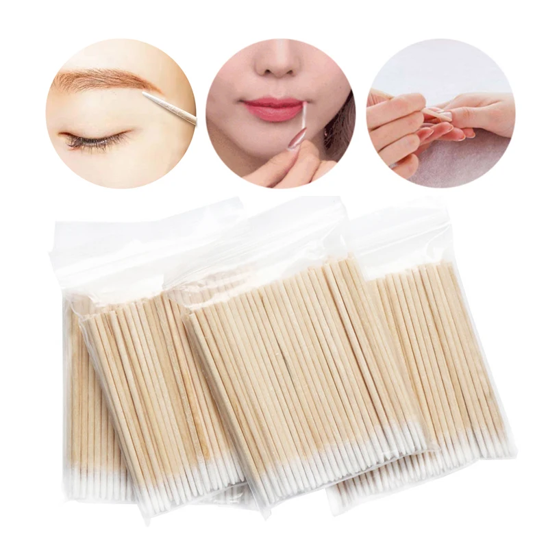 2-6Pack Lint Free Micro Brushes Wood Cotton Swab Nose Ear Face Cleaning Stick Disposable Eyelash Extension Glue Removing Tools
2-6Pack Lint Free Micro Brushes Wood Cotton Swab Nose Ear Face Cleaning Stick Disposable Eyelash Extension Glue Removing Tools