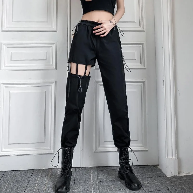 Cargo Pants for Women Handsome High Street Trousers Elastic Waist Pant Female Fashion High Waist Pants Casual Trouser
Cargo Pants for Women Handsome High Street Trousers Elastic Waist Pant Female Fashion High Waist Pants Casual Trouser
