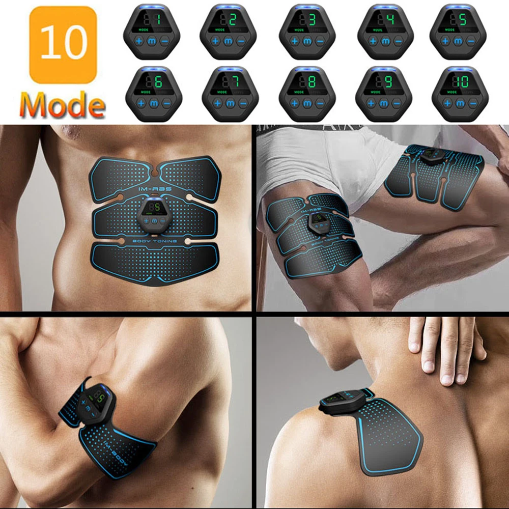 LCD Display ABS Muscle Stimulator EMS Abdominal Stimulator Hip Trainer Electric Fitness Massage Slimming Massager Body Shaping 
LCD Display ABS Muscle Stimulator EMS Abdominal Stimulator Hip Trainer Electric Fitness Massage Slimming Massager Body Shaping