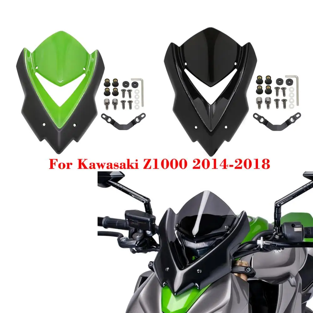 Motorcycle Windscreen Windshield Excellent Wind protection Sporty look ABS Plastic For Kawasaki Z-1000 Z1000 2014-2018 14 15 16
Motorcycle Windscreen Windshield Excellent Wind protection Sporty look ABS Plastic For Kawasaki Z-1000 Z1000 2014-2018 14 15 16