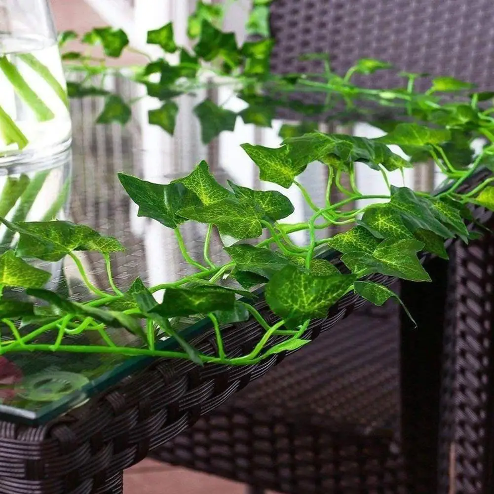 Hot 2m Home Decor Artificial Ivy Leaf Garland Plants Vine Fake Foliage Flowers Creeper Green Ivy Wreath Rehabilitation Supplies
Hot 2m Home Decor Artificial Ivy Leaf Garland Plants Vine Fake Foliage Flowers Creeper Green Ivy Wreath Rehabilitation Supplies
