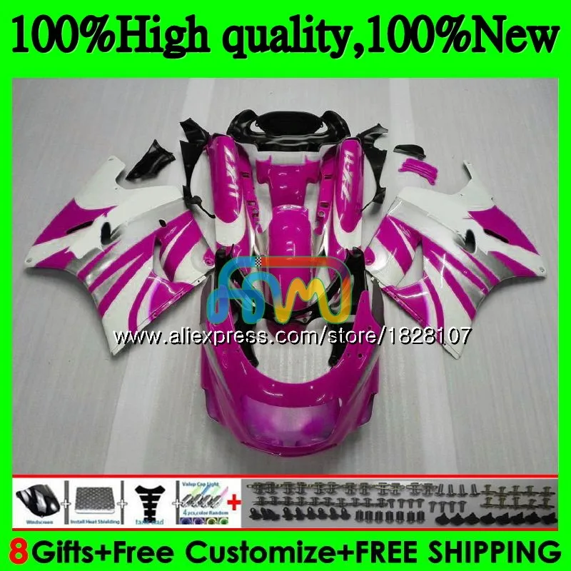 ZX 11 для KAWASAKI ZX11 11R ZZR 1100 8BS.68 ZZR1100 ZX11R 93 94 95 розовая роза 96 97 1993 1994 1995 1996 1997