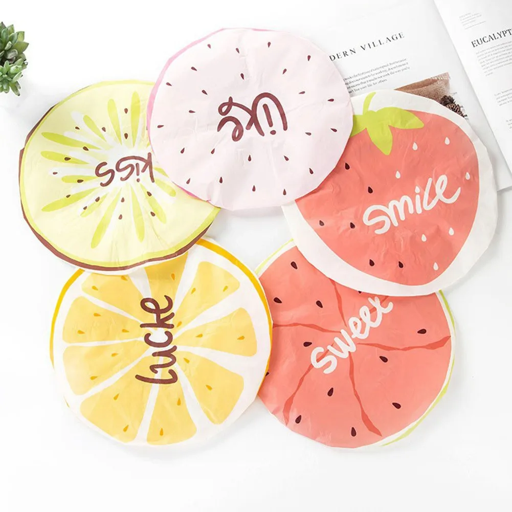 Waterproof Shower Cap Women Spa Hair Salon Supplies Cute Fruit Pattern Hair Care Bath Cap Bathroom Supplies
Waterproof Shower Cap Women Spa Hair Salon Supplies Cute Fruit Pattern Hair Care Bath Cap Bathroom Supplies