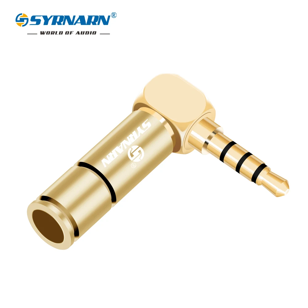 SYRNARN 6pcs 3.5mm stereo right angle plug DIY headphone plug 4 pole welding head AUX connector repair for 6mm cable
SYRNARN 6pcs 3.5mm stereo right angle plug DIY headphone plug 4 pole welding head AUX connector repair for 6mm cable
