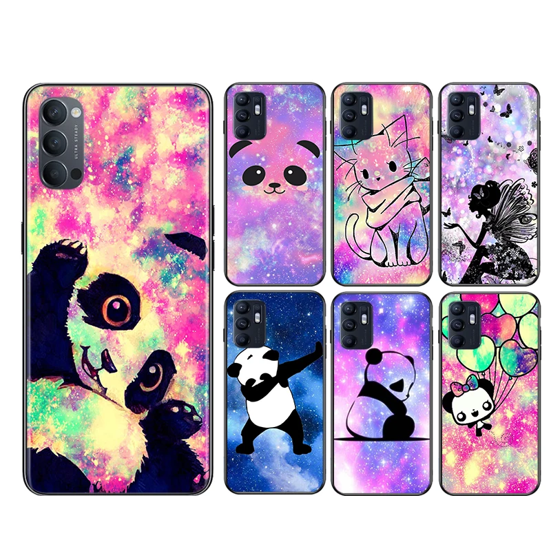 Pink Glitter World Panda Soft Black Silicone Cover For OPPO Reno 6 5 K 4 F SE Lite Z Pro Plus 5G Phone Case Shell Coque
Pink Glitter World Panda Soft Black Silicone Cover For OPPO Reno 6 5 K 4 F SE Lite Z Pro Plus 5G Phone Case Shell Coque