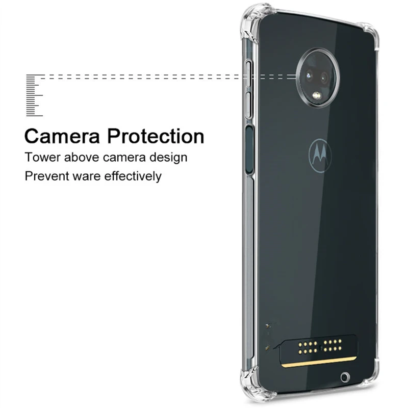 Силиконовый чехол из ТПУ для Motorola Moto G40 One Fusion Edge S G8 P40 Power 2 Lite Vision G5S Plus G60 Z4 Z3 Play