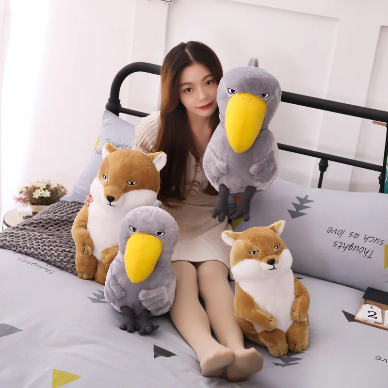 Игрушка плюшевая милая кукла-Лиса Shoebill удобный Декор для комнаты детский подарок