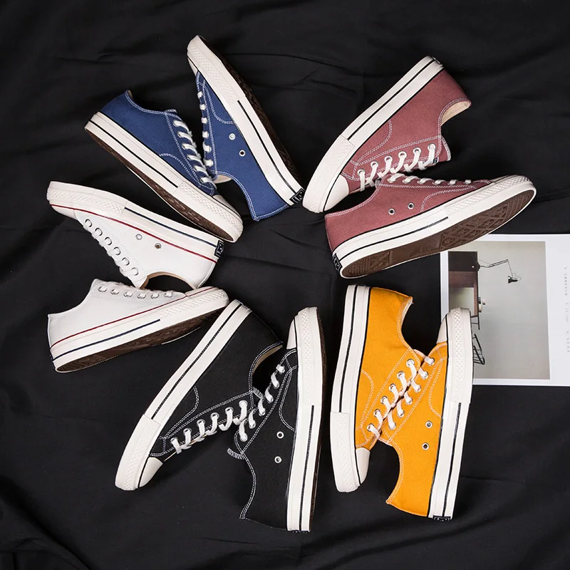 Classic Canvas Sneakers Women Chunky Shoes All Casual Female Star Canvas Shoes For Men Sneakers Plus Size 44 Sports Shoes 1970s
Classic Canvas Sneakers Women Chunky Shoes All Casual Female Star Canvas Shoes For Men Sneakers Plus Size 44 Sports Shoes 1970s