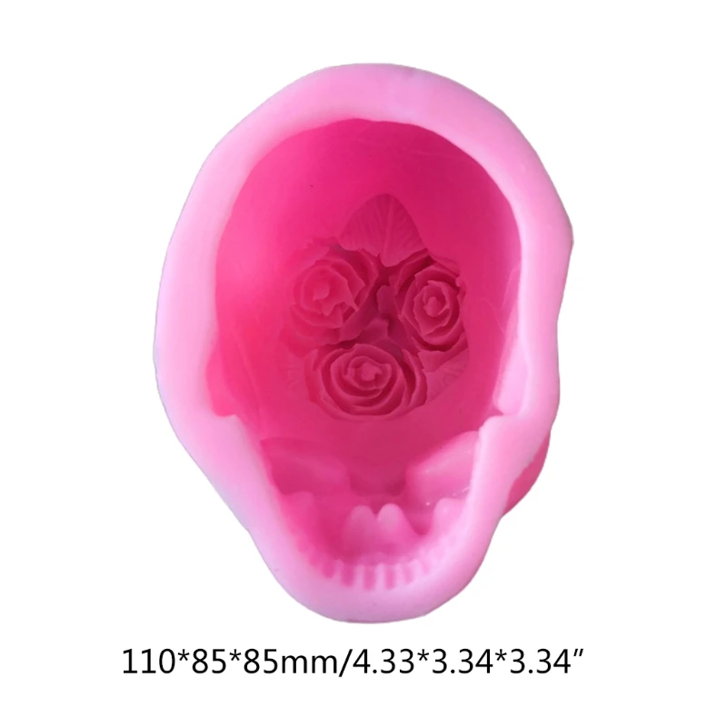 3D Rose Flower Skull Epoxy Resin Mold Home Decorations Ornaments Casting Silicone Mould DIY Crafts Plaster Candle Mold
3D Rose Flower Skull Epoxy Resin Mold Home Decorations Ornaments Casting Silicone Mould DIY Crafts Plaster Candle Mold
