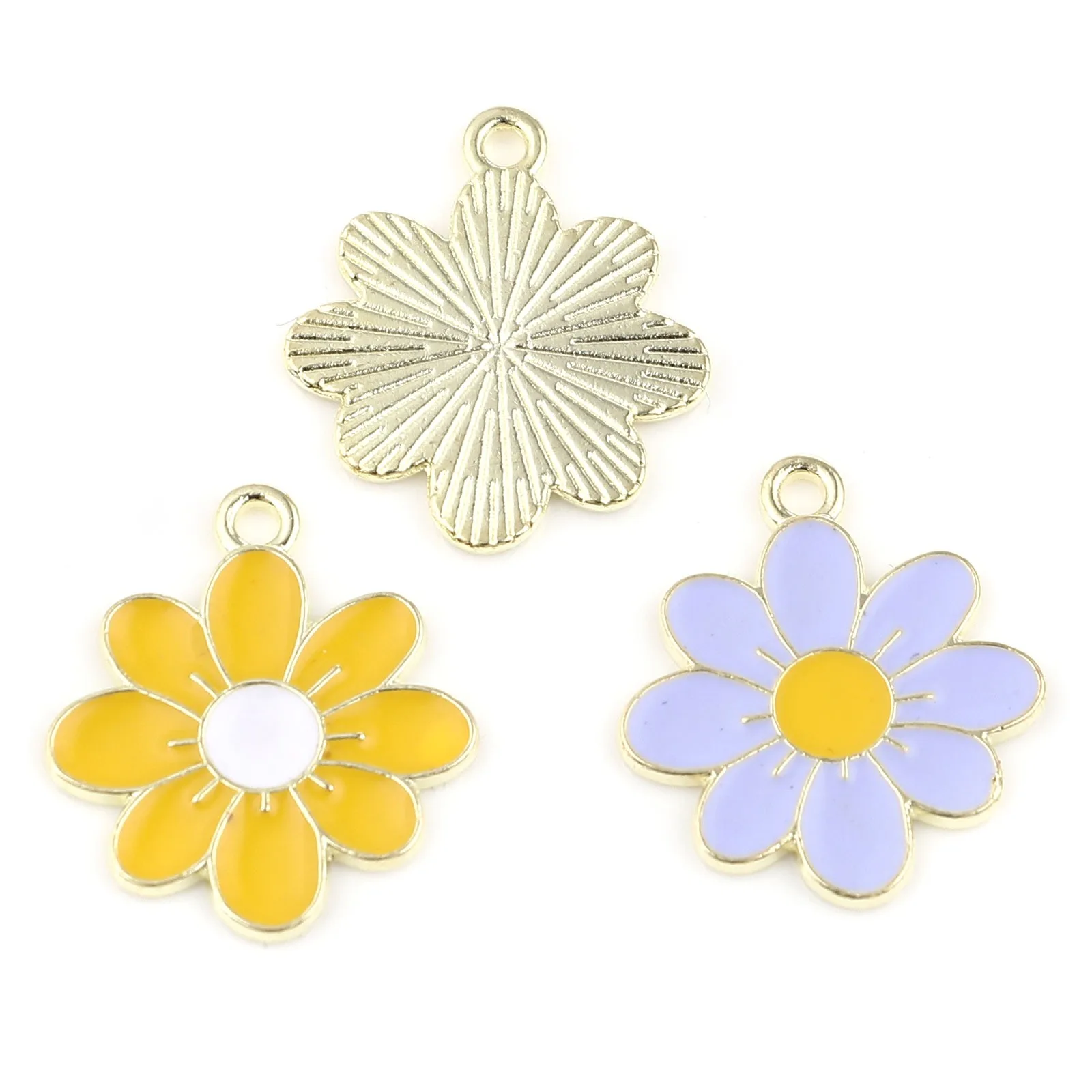 20pcs Cute Flower Series Pendants Yellow White Enamel Charms DIY Necklace Bracelet Women Jewelry Accessories Gifts 23mm x 21mm
20pcs Cute Flower Series Pendants Yellow White Enamel Charms DIY Necklace Bracelet Women Jewelry Accessories Gifts 23mm x 21mm