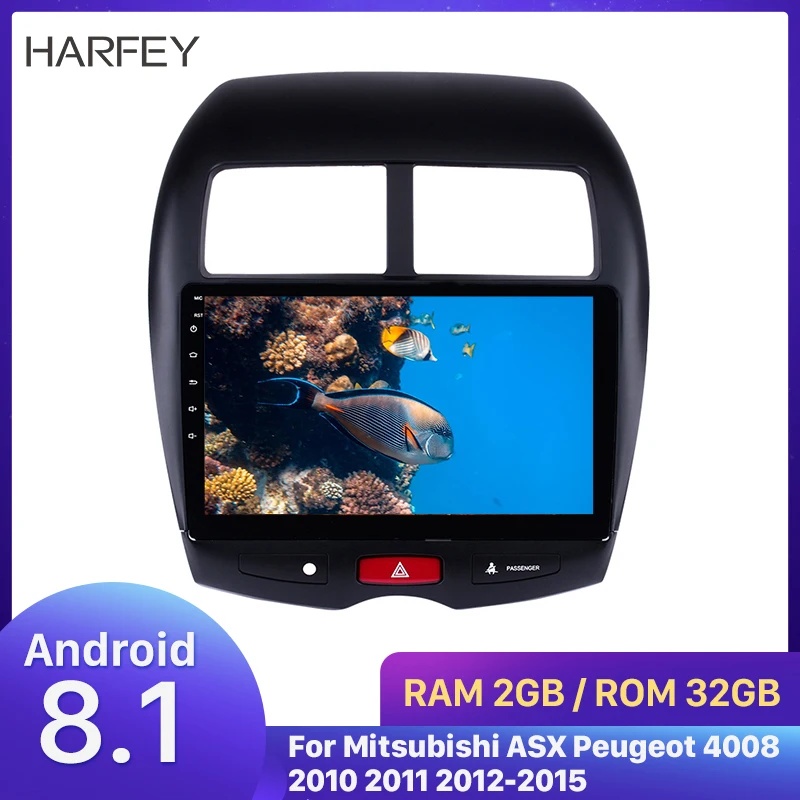 Фото Автомобильный мультимедийный плеер Harfey на Android 10 1 с GPS для CITROEN C4 - купить