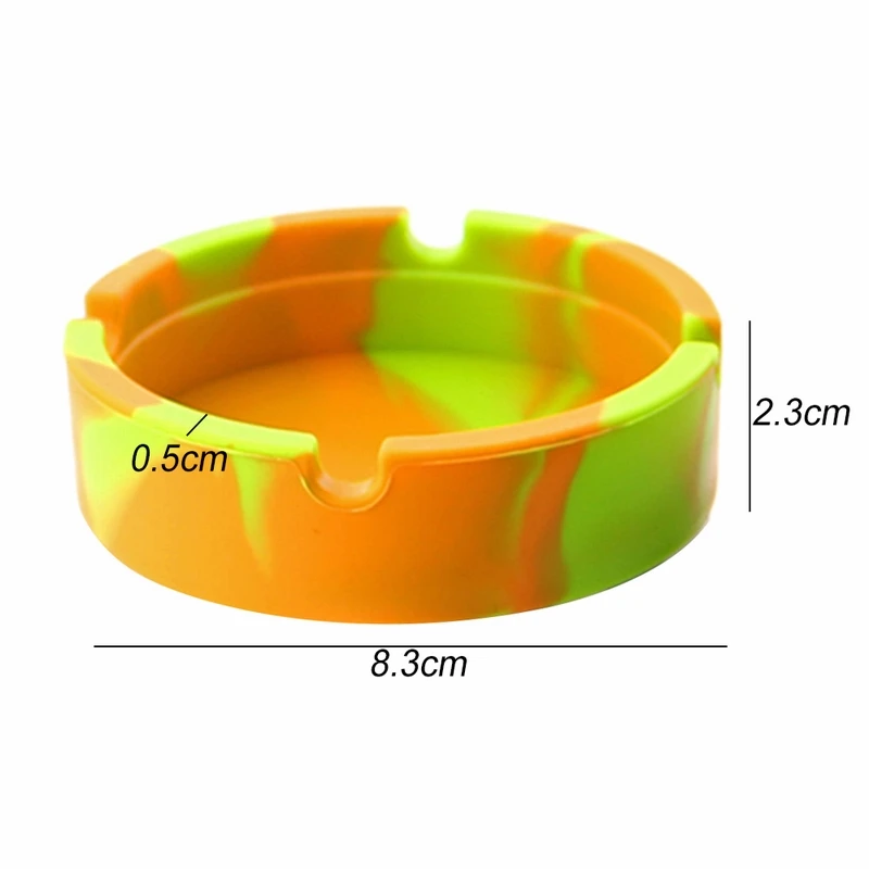 Multicolor Eco-friendly Silicone Soft Round Ashtray Ash Tray Holder Pluminous Portable Anti-scalding Cigarette Holder Hot New
Multicolor Eco-friendly Silicone Soft Round Ashtray Ash Tray Holder Pluminous Portable Anti-scalding Cigarette Holder Hot New
