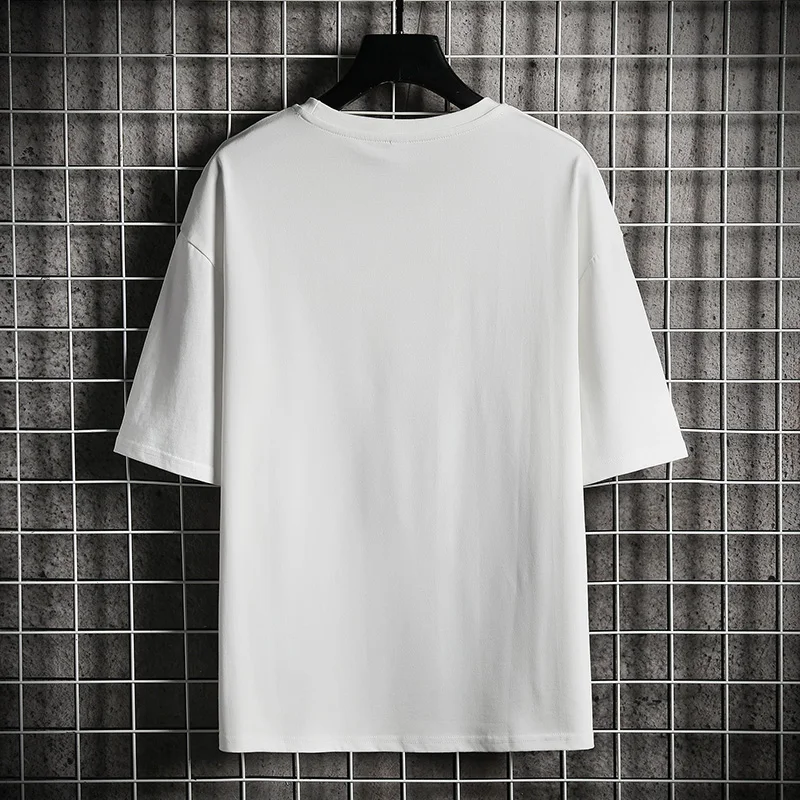 Sleeve T-Shirt Men's Tide Brand Trend 2021 New Summer Pure Cotton Half-Sleeved Men's Compassionate Loose Ice silk Top Clothes T
Sleeve T-Shirt Men's Tide Brand Trend 2021 New Summer Pure Cotton Half-Sleeved Men's Compassionate Loose Ice silk Top Clothes T