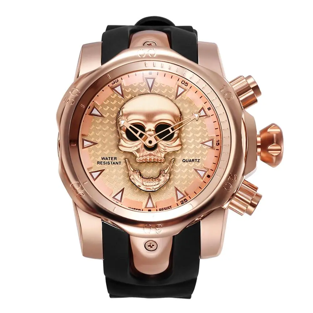 Skull Watch Men Big Dial 3D Rotating Mens Watches Top Brand Luxury Silicone Strap Climbing Sport Gift for Men Relogio Masculino
Skull Watch Men Big Dial 3D Rotating Mens Watches Top Brand Luxury Silicone Strap Climbing Sport Gift for Men Relogio Masculino