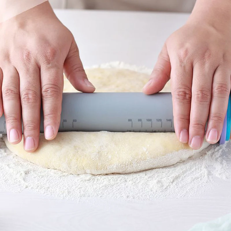 Multi-Size Cake Thickness Adjustable Rolling Pin Easy To Clean Food Grade Clean Silica Gel Rolling Pin Decorative Baking Tools
Multi-Size Cake Thickness Adjustable Rolling Pin Easy To Clean Food Grade Clean Silica Gel Rolling Pin Decorative Baking Tools