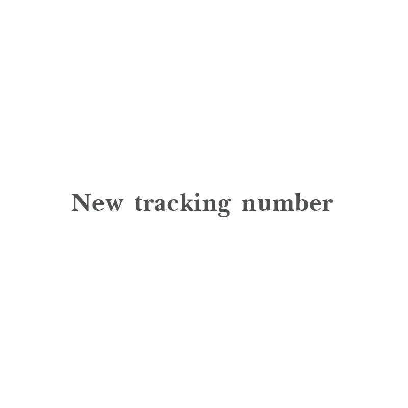 Tracking Number
Tracking Number