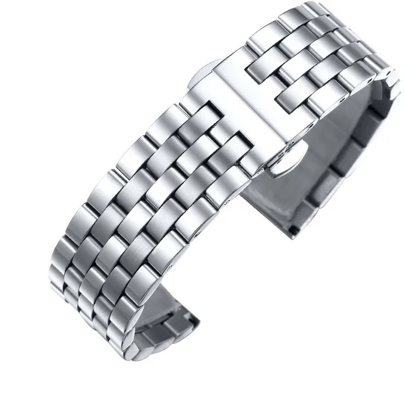 18 19 20 21 22mm 24 26mm Watch Band Flat Curved End Stainless Steel Watchband Butterfly Buckle Replacement Watch Strap Bracelet
18 19 20 21 22mm 24 26mm Watch Band Flat Curved End Stainless Steel Watchband Butterfly Buckle Replacement Watch Strap Bracelet