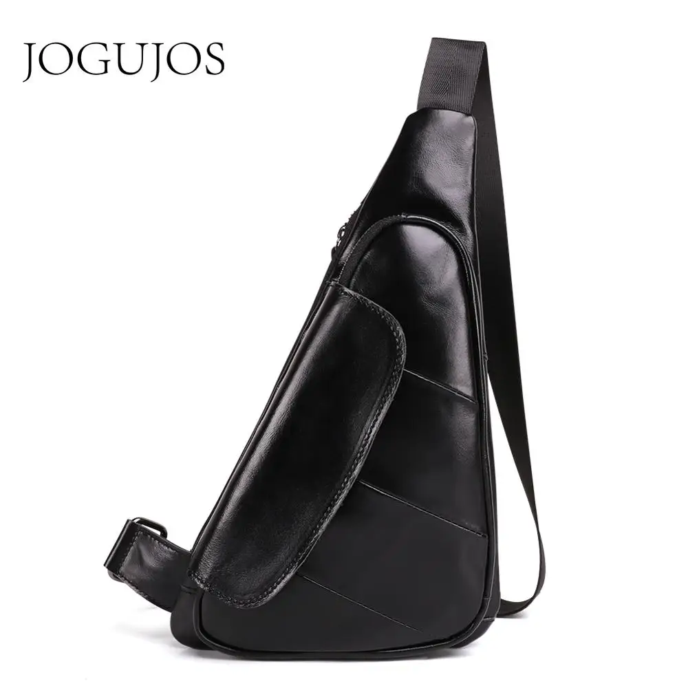 JOGUJOS Genuine Leather Men's Chest Bag Fashion Fanny Pack Male Belt Bag Waist Packs Men Travel Shoulder Messenger Bag For Man
JOGUJOS Genuine Leather Men's Chest Bag Fashion Fanny Pack Male Belt Bag Waist Packs Men Travel Shoulder Messenger Bag For Man