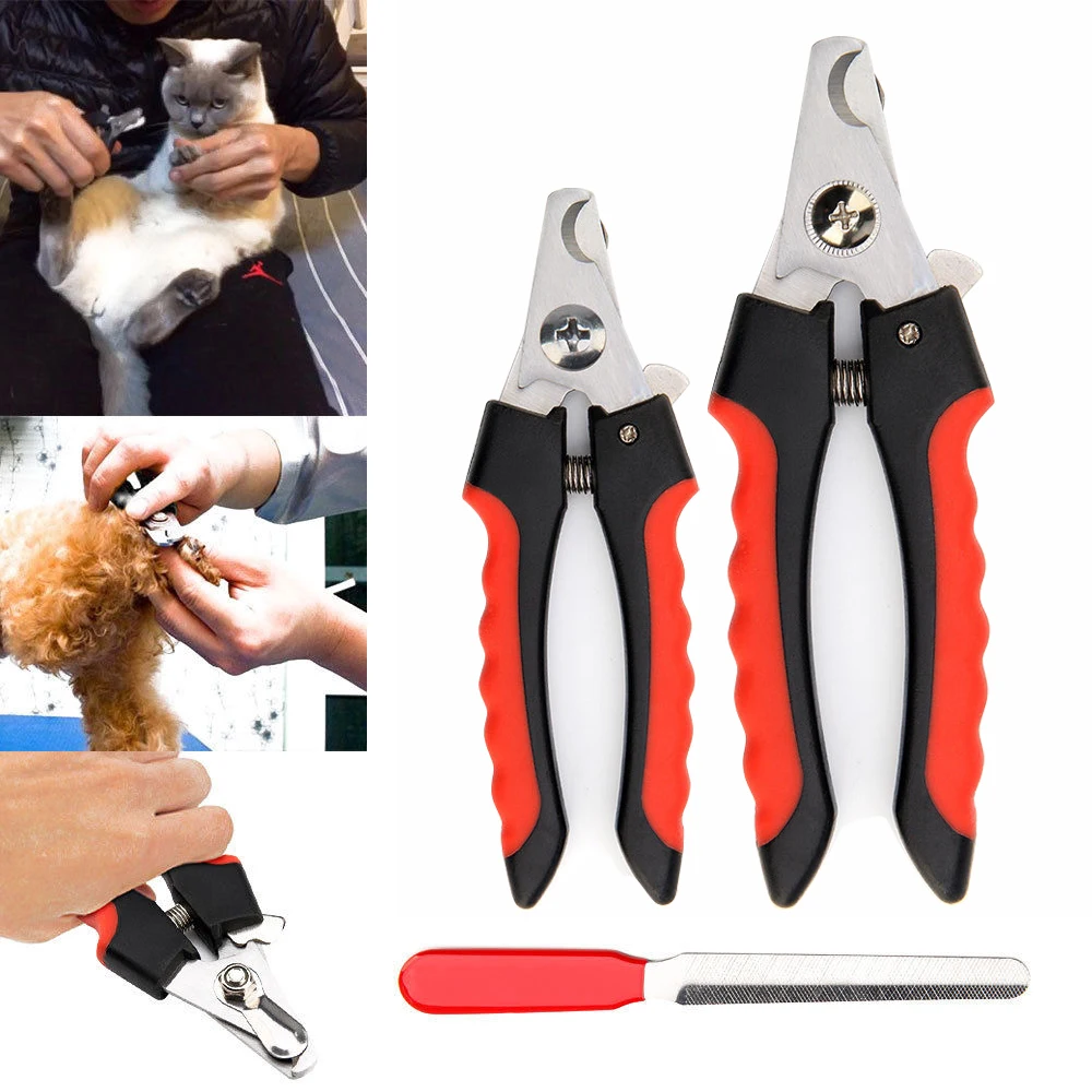 Dog Nail Clipper Cutter Stainless Steel Grooming Trimmer Scissors Clippers for Animals Cats with Nail file
Dog Nail Clipper Cutter Stainless Steel Grooming Trimmer Scissors Clippers for Animals Cats with Nail file