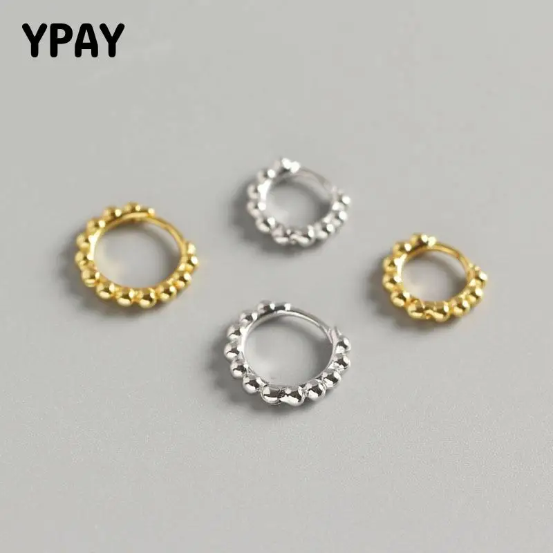 Женские маленькие круглые серьги-кольца YPAY, корейские и японские серьги из 100% чистого серебра 925 пробы с бусинами, Изящные Ювелирные украшения, YME509
Женские маленькие круглые серьги-кольца YPAY, корейские и японские серьги из 100% чистого серебра 925 пробы с бусинами, Изящные Ювелирные украшения, YME509