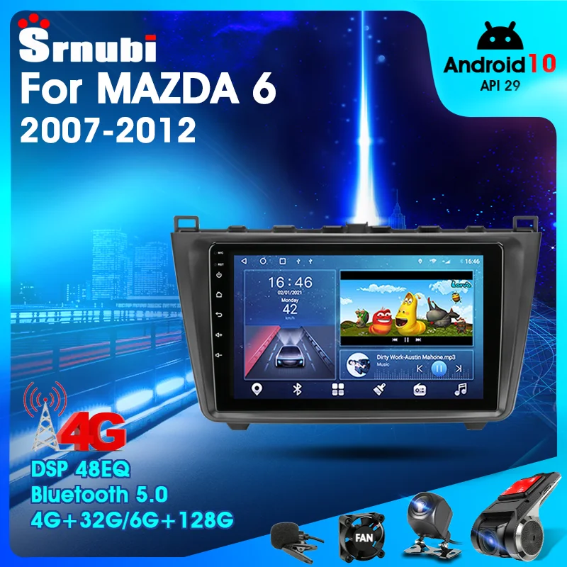 Android 10.0 2 Din Car Stereo audio Radio for Mazda 6 Rui wing 2006-2012 Multimedia Video Touch Screen Player Speaker MP5 DVD
Android 10.0 2 Din Car Stereo audio Radio for Mazda 6 Rui wing 2006-2012 Multimedia Video Touch Screen Player Speaker MP5 DVD