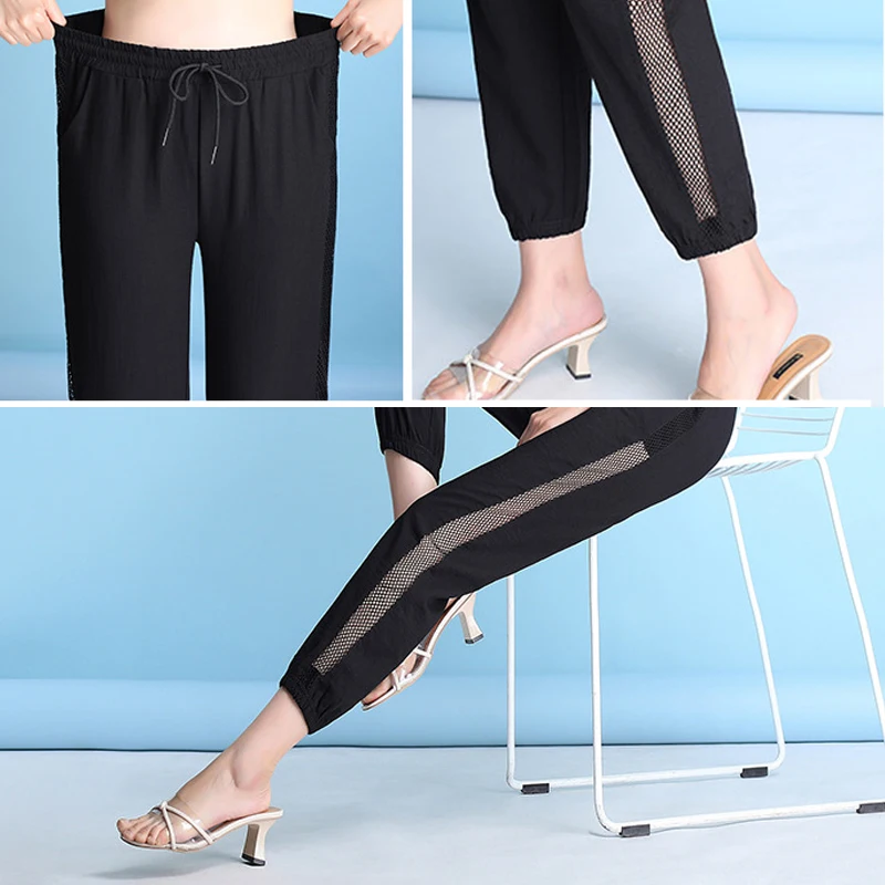 Casual High Waist Spring Woman's Pants Plus Size Joggers Ladies Trousers with Elastic Band Ankle Length Harem Pants for Women
Casual High Waist Spring Woman's Pants Plus Size Joggers Ladies Trousers with Elastic Band Ankle Length Harem Pants for Women