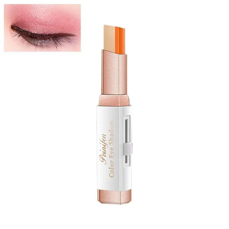 New Lazy Eyeshadow Stereo Gradient Shimmer Double Color Stick Easy Shadow Waterproof Wear Eye Makeup Eye Shadow to Sale Hot K5O7 
New Lazy Eyeshadow Stereo Gradient Shimmer Double Color Stick Easy Shadow Waterproof Wear Eye Makeup Eye Shadow to Sale Hot K5O7