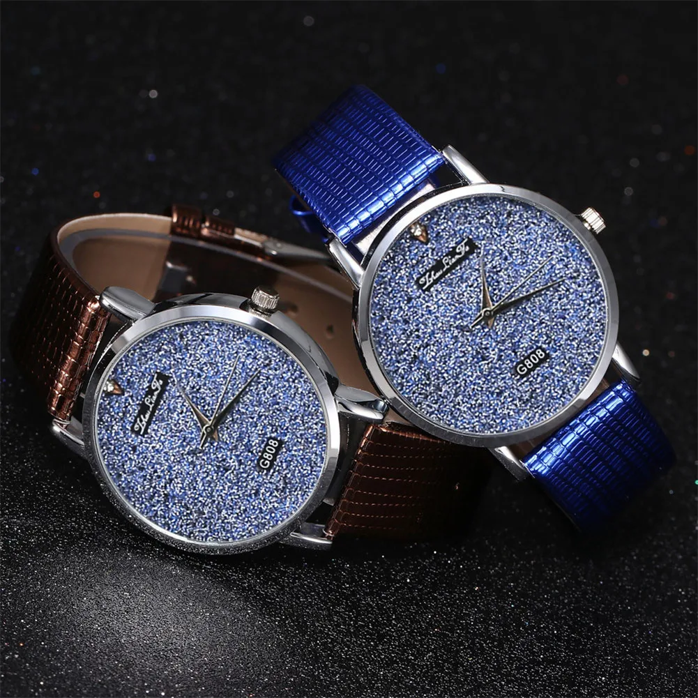 Reloj Mujer Female Simple Leather Strap Round Dial Watch Great Couple Watches Blue Starry Sky Quartz Watch
Reloj Mujer Female Simple Leather Strap Round Dial Watch Great Couple Watches Blue Starry Sky Quartz Watch