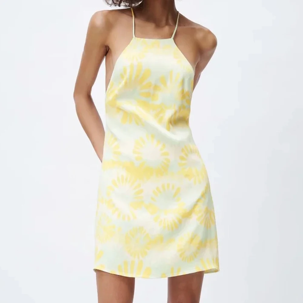 ZA summer Women Party Club Vintage floral Mini Sling Dress beach Off Shoulder Strap Vestidos sexy backless A-Line short Dresses
ZA summer Women Party Club Vintage floral Mini Sling Dress beach Off Shoulder Strap Vestidos sexy backless A-Line short Dresses
