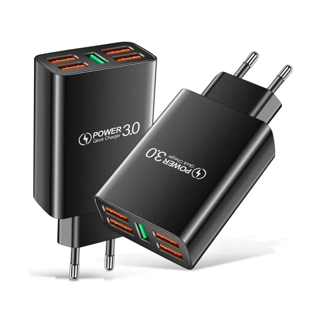 5 USB Charger Quick Charge 3.0 4.0 Ports Fast Charging Wall Adapter For IPhone 12 11 X Xiaomi Mi Mix 4 48W Mobile Phone Charger
5 USB Charger Quick Charge 3.0 4.0 Ports Fast Charging Wall Adapter For IPhone 12 11 X Xiaomi Mi Mix 4 48W Mobile Phone Charger