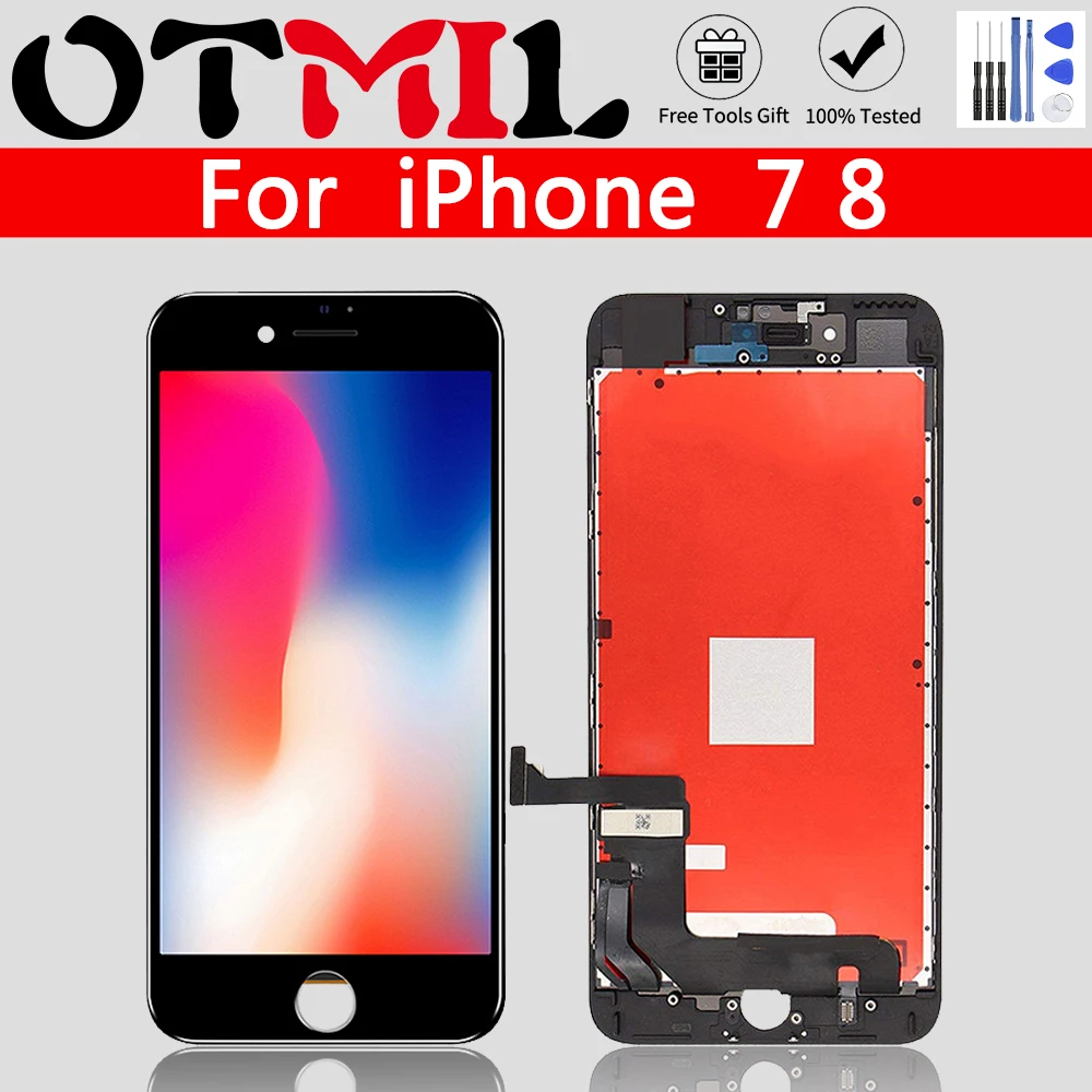 Сенсорный экран с цифровым преобразователем для iPhone 7 8 Plus AAAA +++, ЖК-дисплей с 3D сборкой, замена 100% без битых пикселей + Инструменты
Сенсорный экран с цифровым преобразователем для iPhone 7 8 Plus AAAA +++, ЖК-дисплей с 3D сборкой, замена 100% без битых пикселей + Инструменты