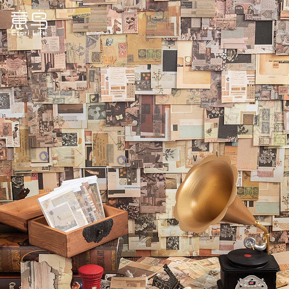 50 Sheets/lot Vintage Decorative paper Scrapbooking material Diy Diary Labels Background paper Junk Journal art marker
50 Sheets/lot Vintage Decorative paper Scrapbooking material Diy Diary Labels Background paper Junk Journal art marker