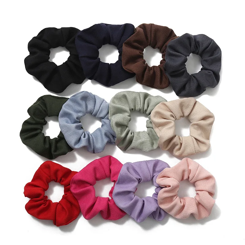 Korean Striped Hair Scrunchies Solid Color Cloth Elastic Hair Band Scrunchies Autumn and Winter Women Girls Hair Accessories
Korean Striped Hair Scrunchies Solid Color Cloth Elastic Hair Band Scrunchies Autumn and Winter Women Girls Hair Accessories
