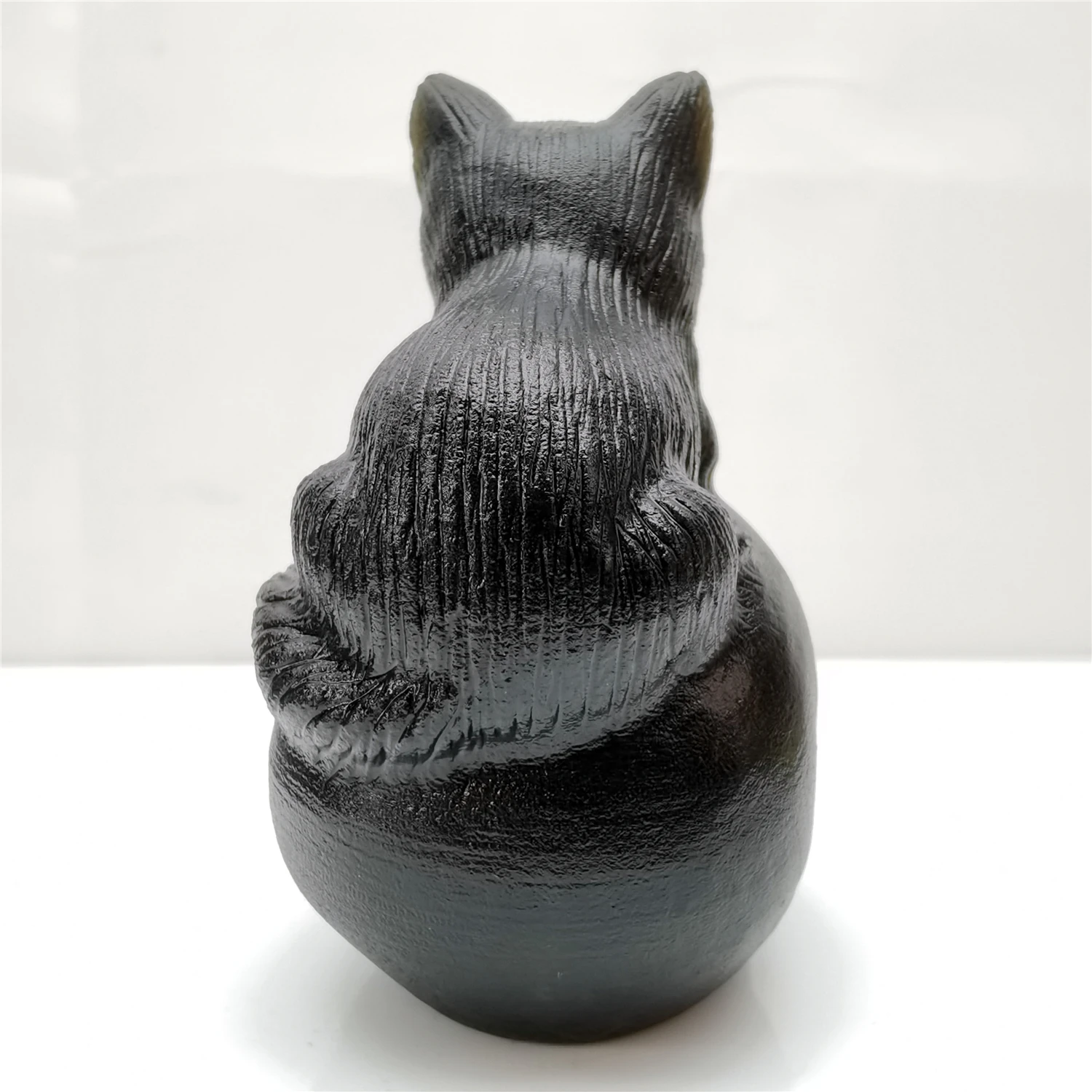 Natural Obsidian Skull Head Cat Crystal Stone Statue Hand Carved Home DIY Decorations Meditation Cure Halloween Gift Healing
Natural Obsidian Skull Head Cat Crystal Stone Statue Hand Carved Home DIY Decorations Meditation Cure Halloween Gift Healing