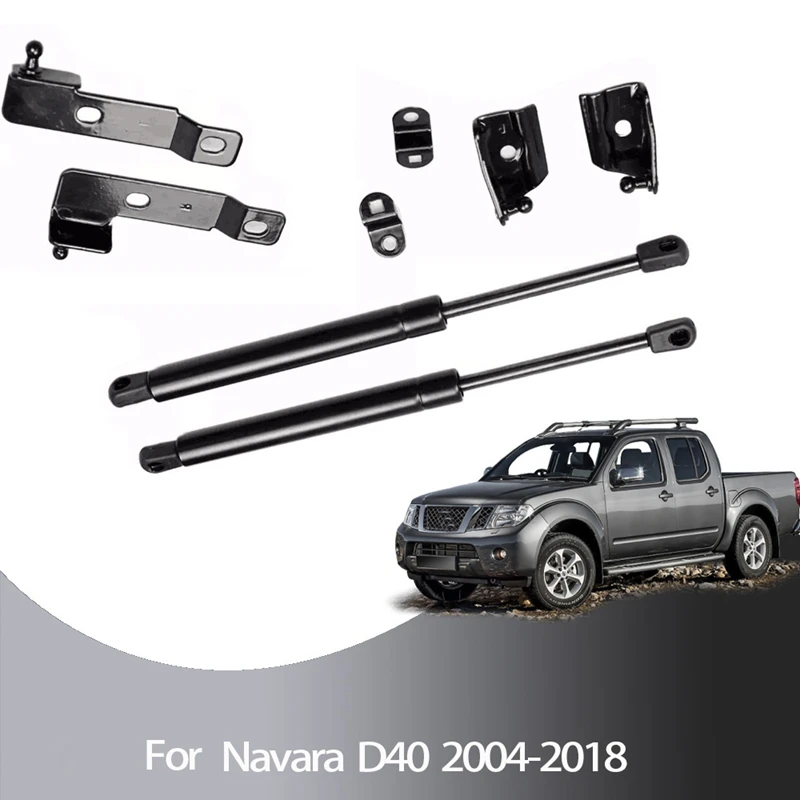 

Комплект для опоры крышки капота автомобиля, газовые стойки, поддержка подъема для Nissan Frontier, Navara D40 2004-2018, для Pathfinder (R51)
