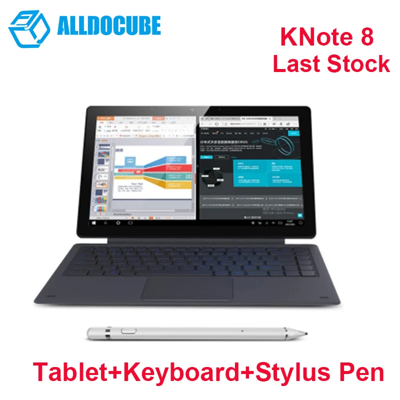 ALLDOCUBE KNote8 2 в 1 планшетный ПК с беспроводной клавиатурой 13 3 ''Windows 10 Intel Core M3 7Y30