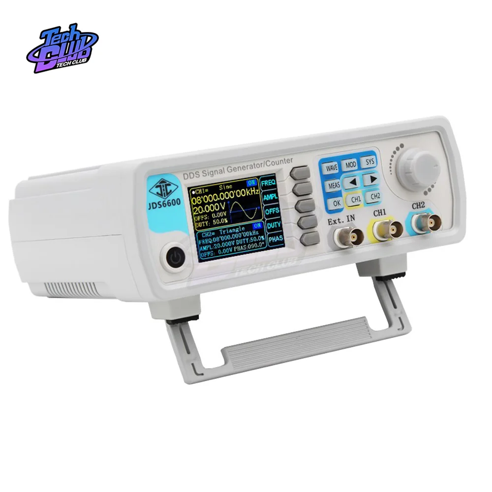 JDS6600-15M 15MHz DDS генератор сигналов с цифровым управлением Двухканальный измеритель частоты произвольный генератор сигналов инструменты
JDS6600-15M 15MHz DDS генератор сигналов с цифровым управлением Двухканальный измеритель частоты произвольный генератор сигналов инструменты